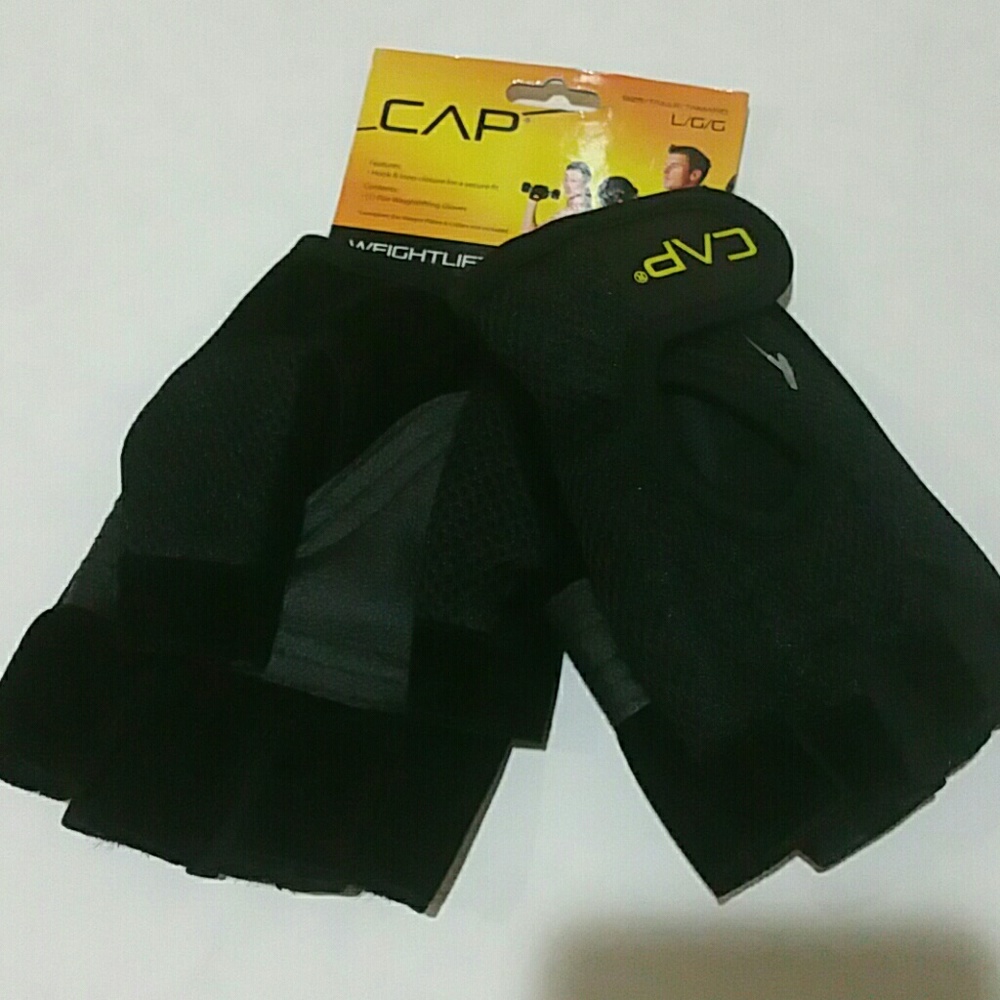 CAP 1 PAIR WEIGHTLIFTING GLOVES Unisex