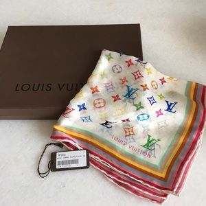 louis vuitton head scarf silk