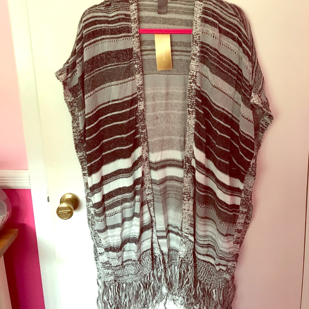 Black white and grey sweater