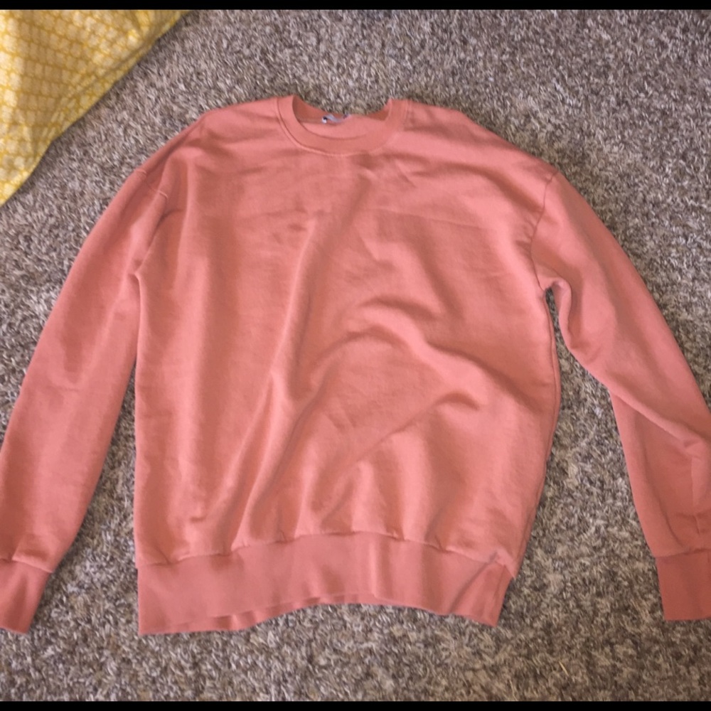 Orange Zara pullover