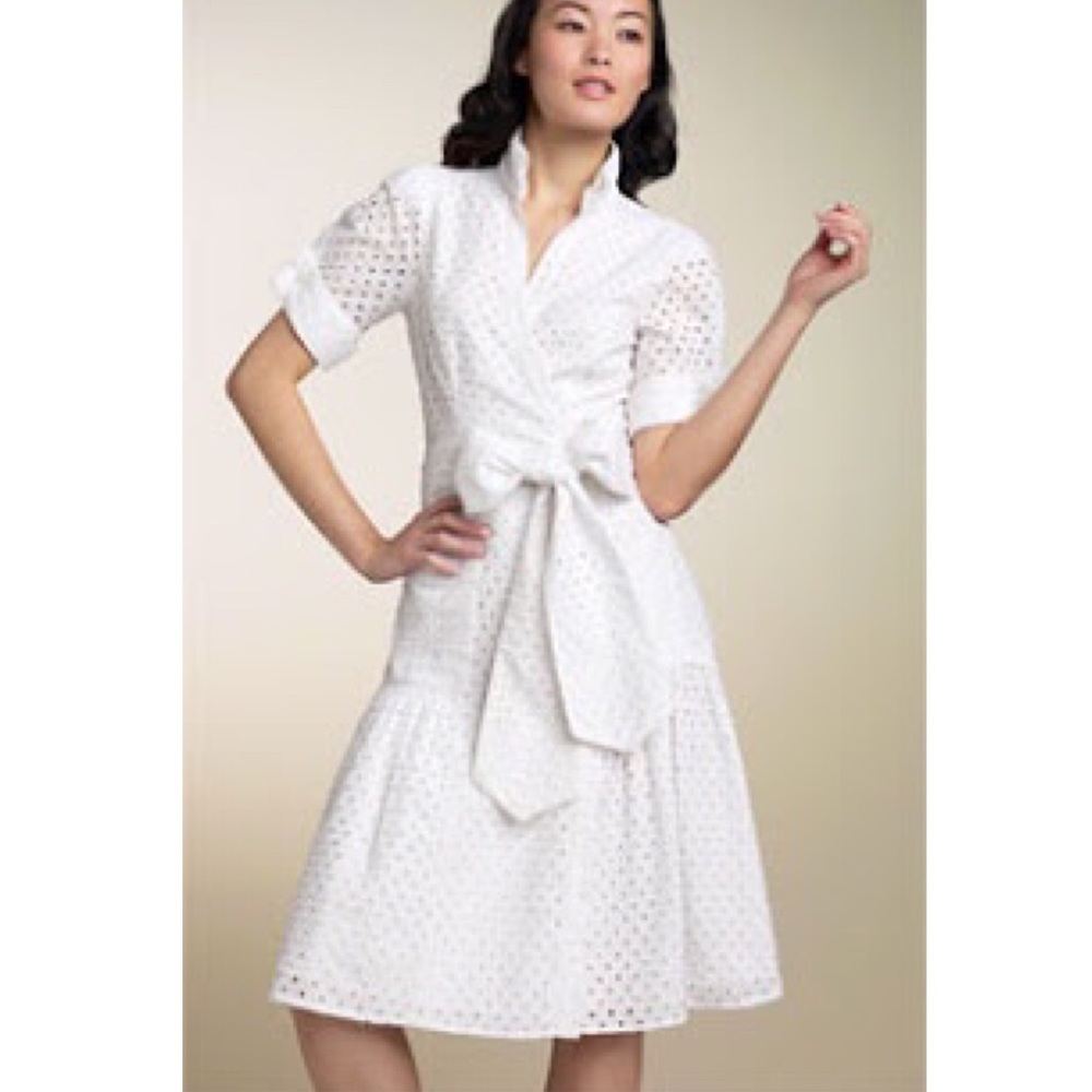 Diane Von Furstenberg Eyelet Dress