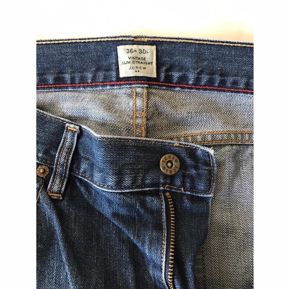 Men's J. Crew 36x30 Slim Straight Jeans