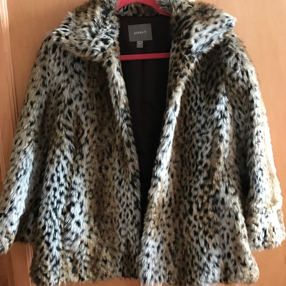 Faux fur jacket