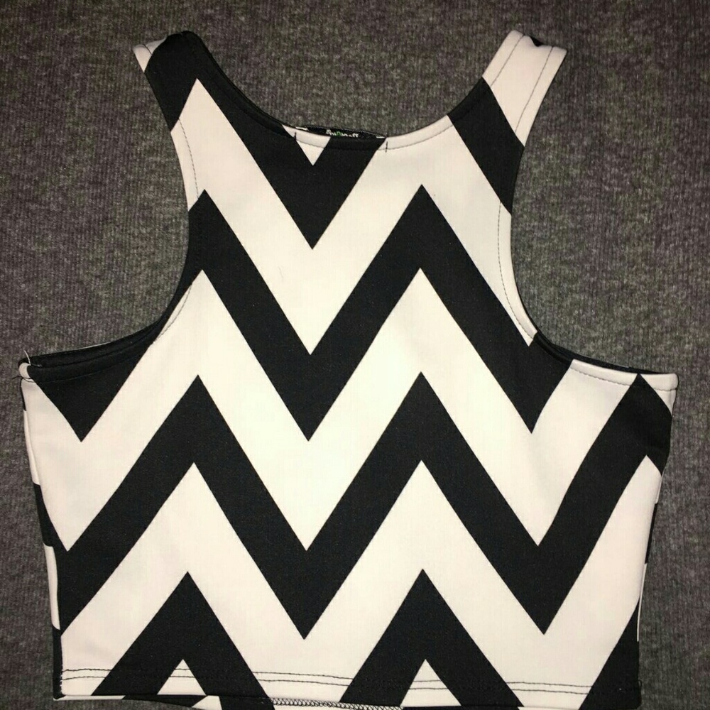 Black and white shirt