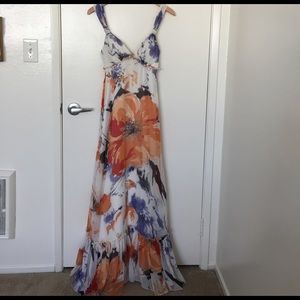 BCBG Generation Maxi Dress Spring Floral Size0