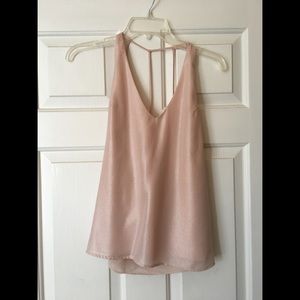 Blush pink dressy top