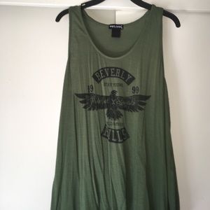 Dark army green tanktop