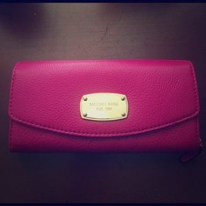 Michael Kors pink wallet!