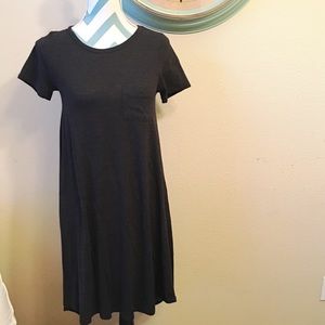 Lularoe XXS Black & Grey Carly