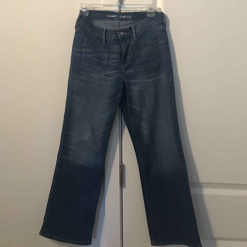 Old Navy Cropped Flare Jeans