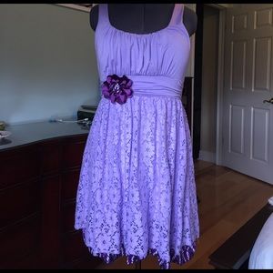 Lavender Lace Dress