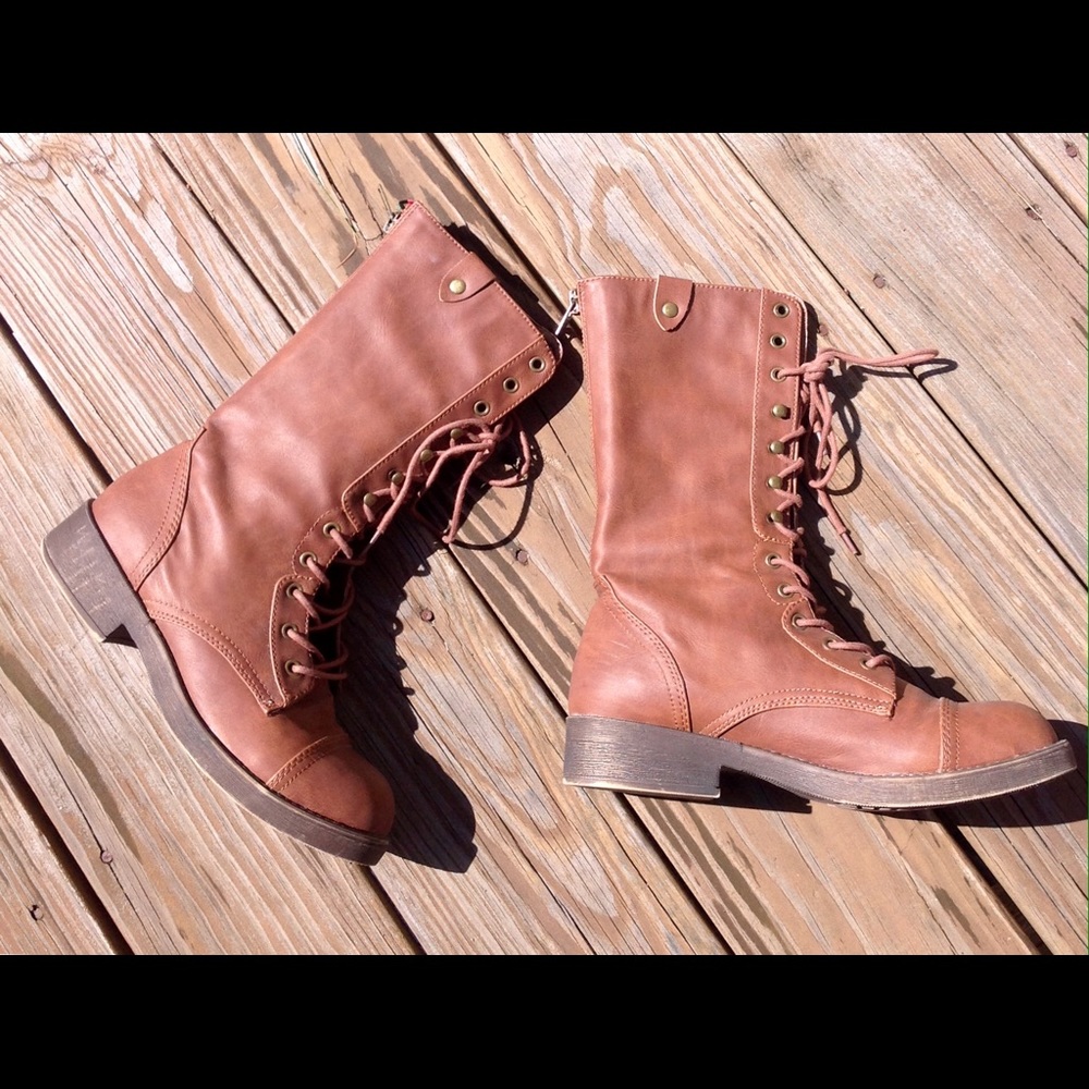 Madden Girl Combat Boots