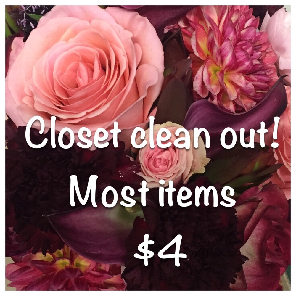 Closet clean out!