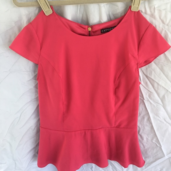 Express Peplum Top - Picture 1 of 4