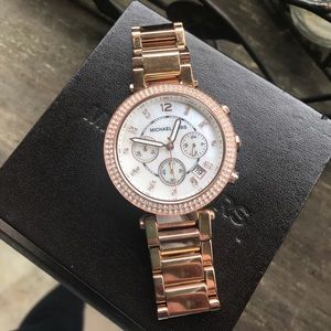 Micheal Kors Rose Gold Watch