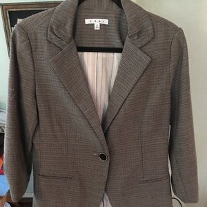 SOLD CAbi size 8 crop tweed jacket
