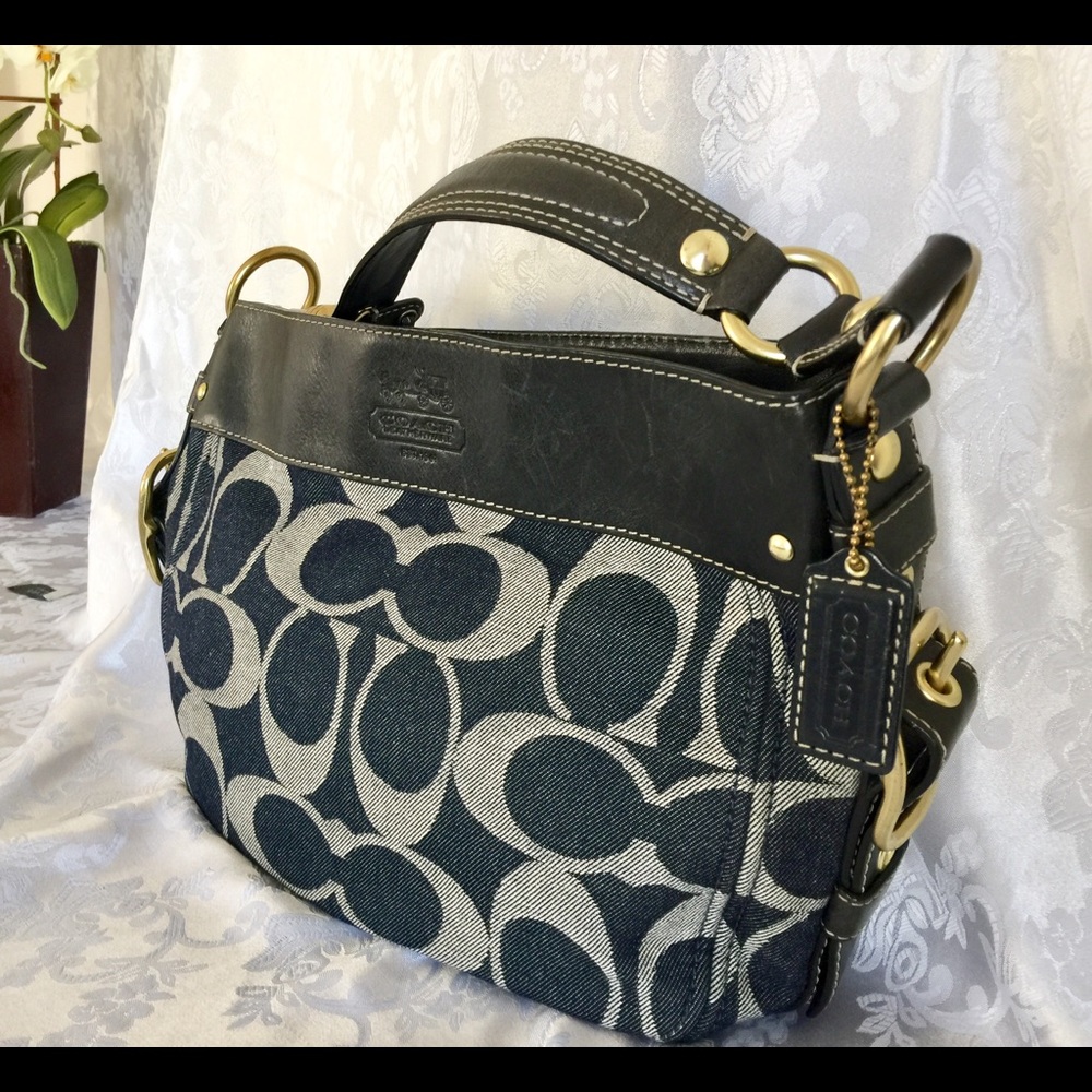 Denim Coach Bag