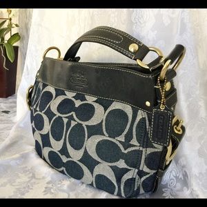 Denim Coach Bag