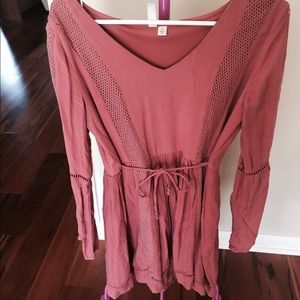 Bohemian Mauve Dress