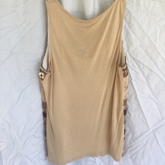 Express multicolored with sequins top Size S - Picture 3 of 4