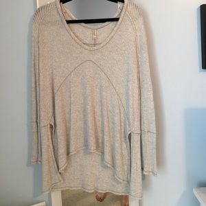 Free People Thermal Long Sleeve Shirt