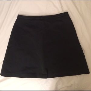 Madewell black cocktail skirt