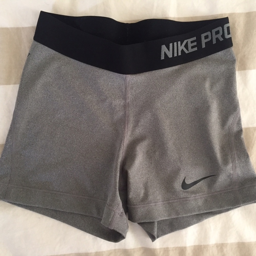 Gray Nike Pro Spandex