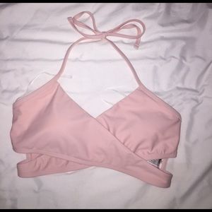 NEVER WORN!! Light pink swim top