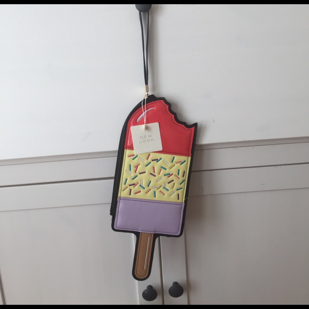 NWT New Look ASOS popsicle novelty clutch/wristlet