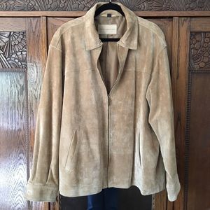 Suede men's jacket