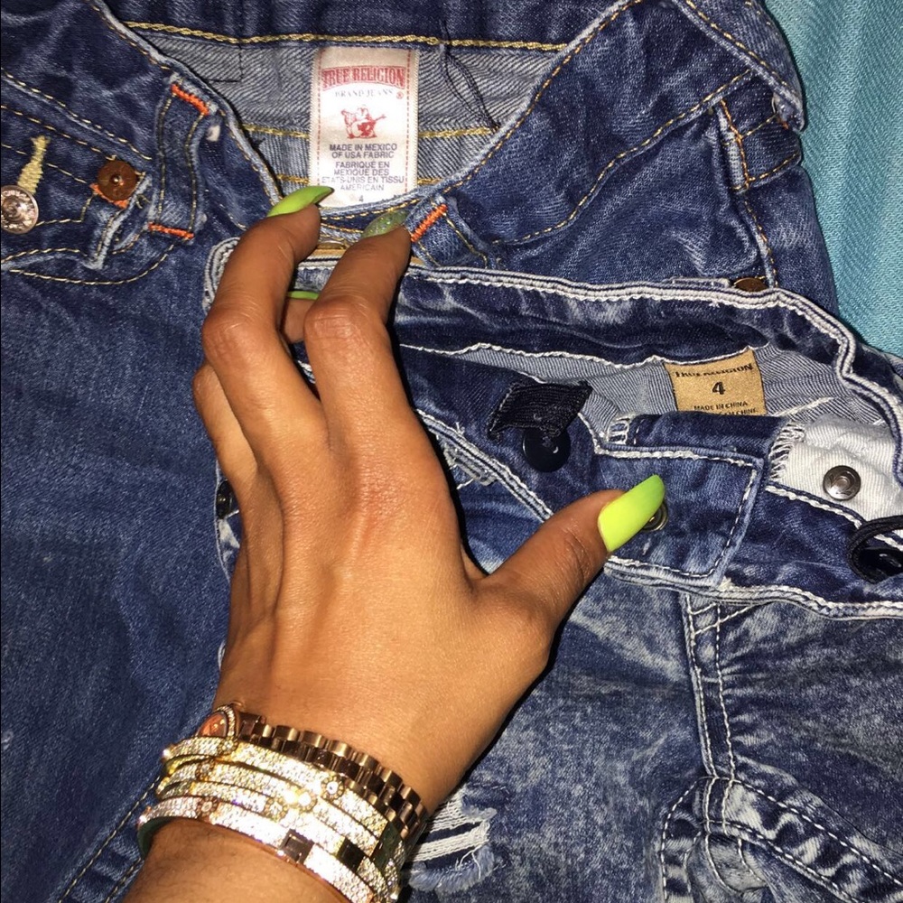 Toddler true religion shorts size 4T