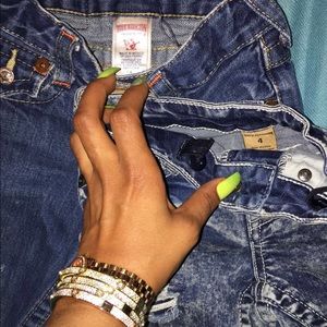 Toddler true religion shorts size 4T