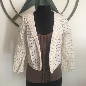 Cropped Anthropologie Blazer