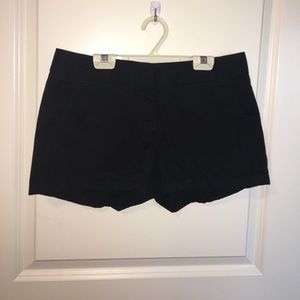 Black, J. Crew Chino shorts