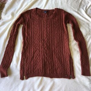 American Eagle Zipper Sweater