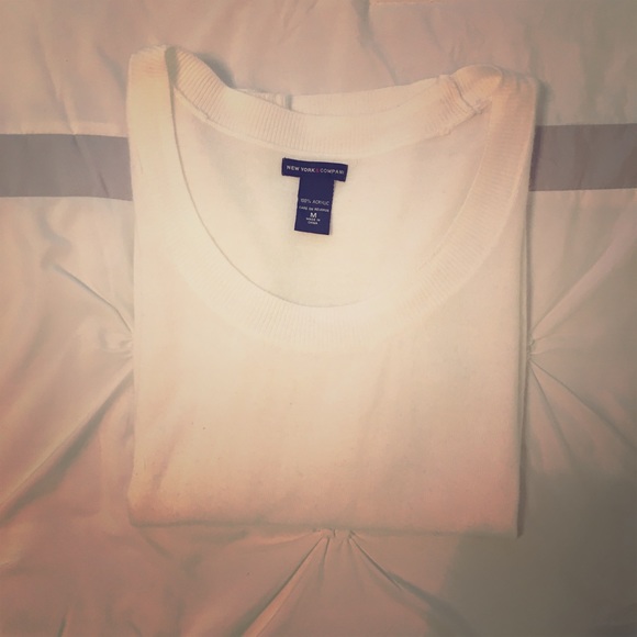 Off White Scoop Neck 3/4 Length Sleeve Top - Picture 1 of 3