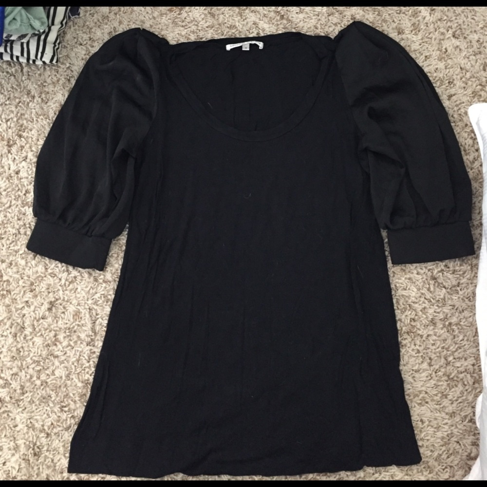 Black half sleeve shirt