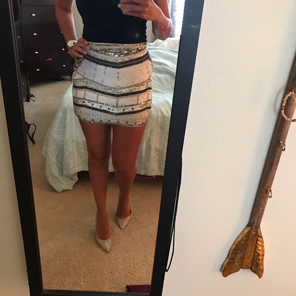 Sequin skirt