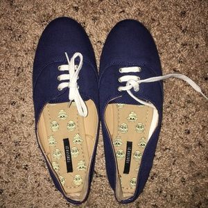 Navy Blue Slip on Shoes 👠