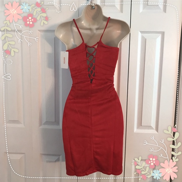 ✨ONE LEFT✨Spaghetti Strap Dress-Red - Picture 3 of 5