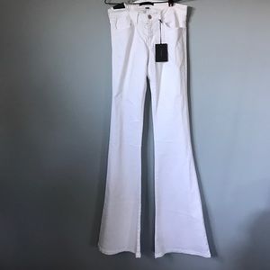 Flying Monkey white flare jeans as 26