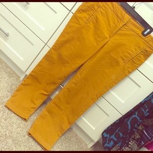 Loft marigold Capri corduroys