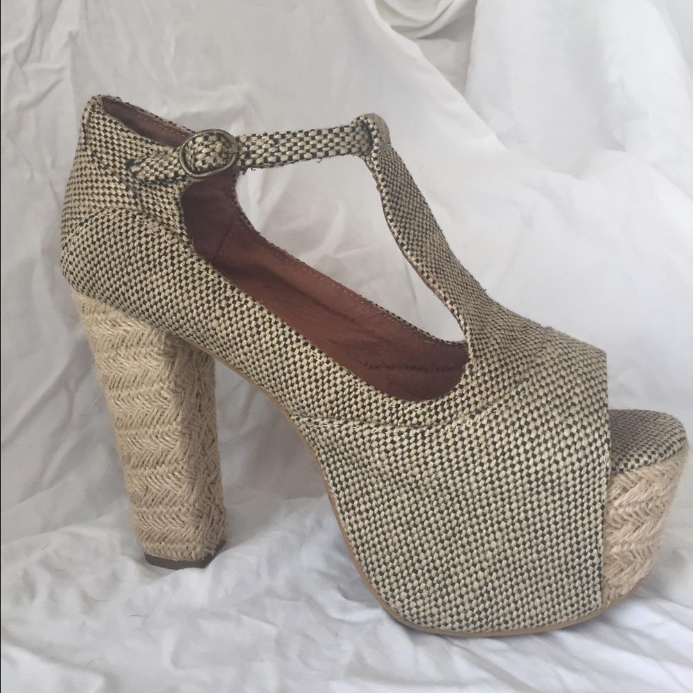 Jeffrey Campbell Foxy Platform Shoe 9.5