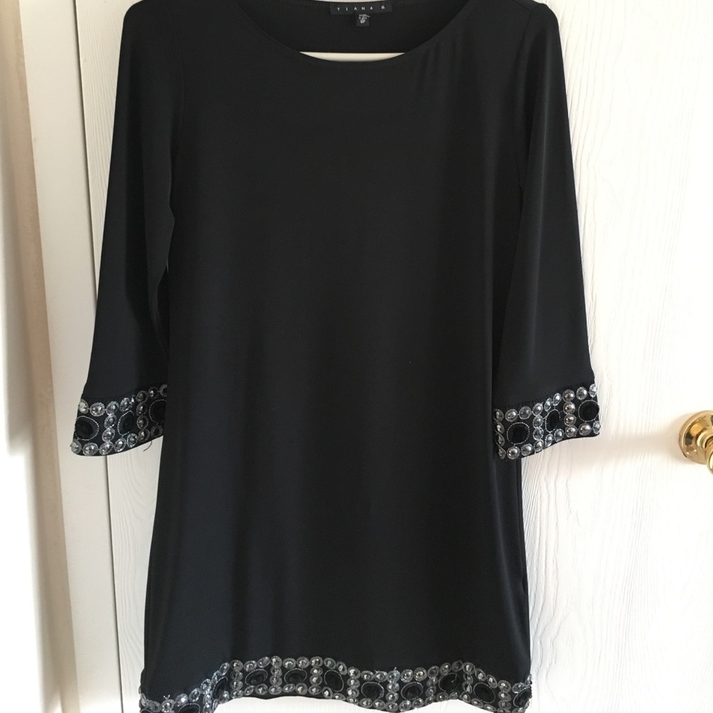 Tiana Fashion dress 8P with jeweled trim