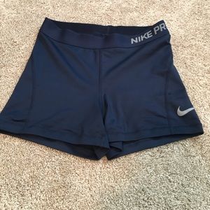 Nike pro spandex shorts