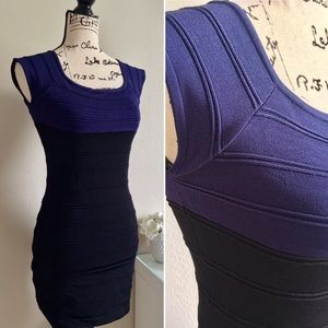 Arden B. Black & Navy Blue dress