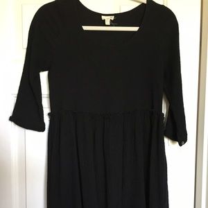 UO renewal black, quarter sleeve dress