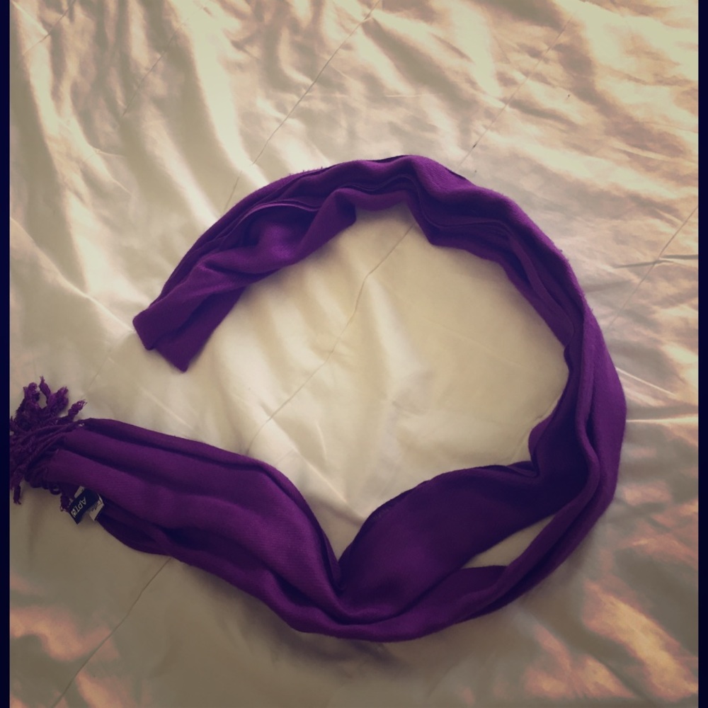 Purple scarf