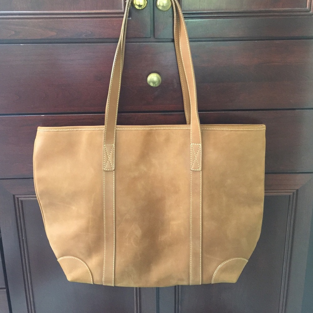 *Price drop* Large Mulholland  suede leather  tote