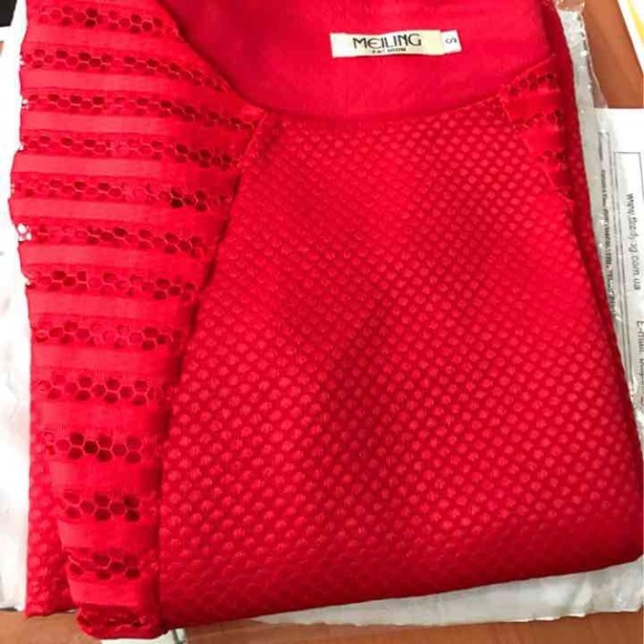 Mini dress red L - Picture 4 of 4